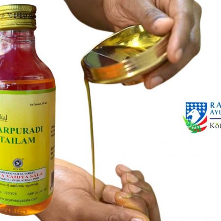 Kottakkal Karpuradi Tailam | Chest Rubbing Oil | For Easy Breathing | Natural Congestion Relief - 200 ml