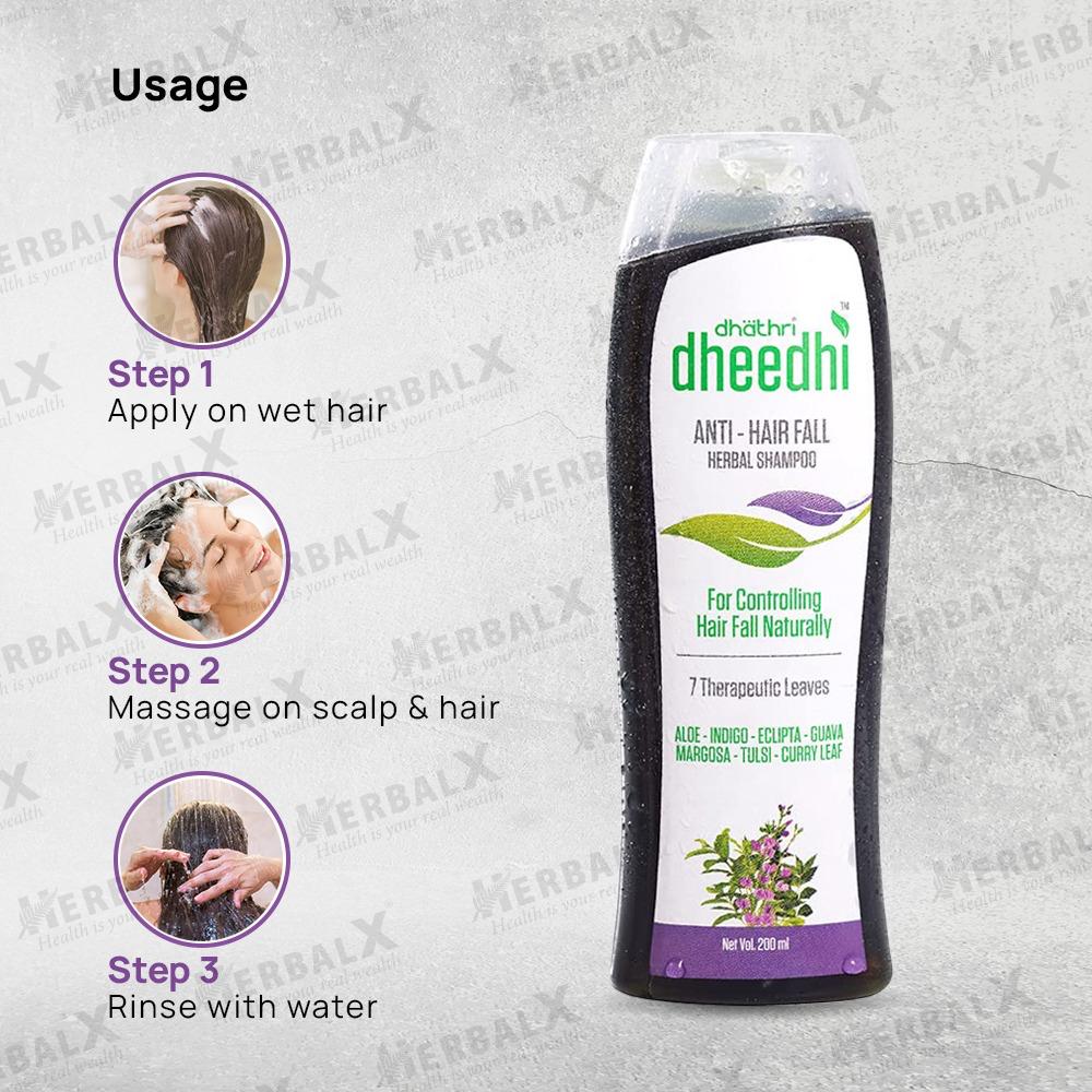 Dhathri Anti Hairfall Shampoo | Hair Fall Control | Hair Growth | Sulfate Free - 200ml - Image 5