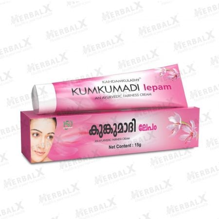 Kumkumadi Lepam (Saffron Cream) | Reduces Pigmentation | Natural Fairness - 15 g