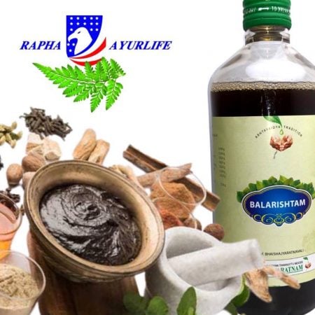 Vaidyaratnam Balarishtam |Tonic for Healthy Bones & Muscles | Relieve Numbness & Tingling - 450 ml