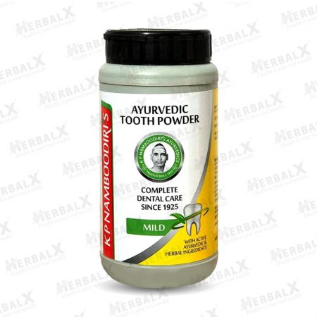 K P Namboodiri's Ayurvedic Tooth Care Powder (Mild) 80Gm
