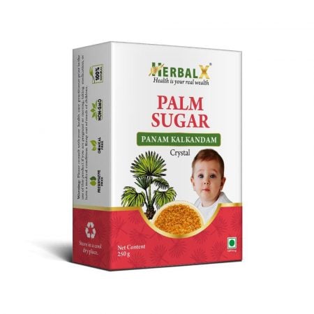 FoodX Palm candy /Sugar Crystals | Natural Sweetener | Panam Kalkandam| Substitute For Sugar- 200 g
