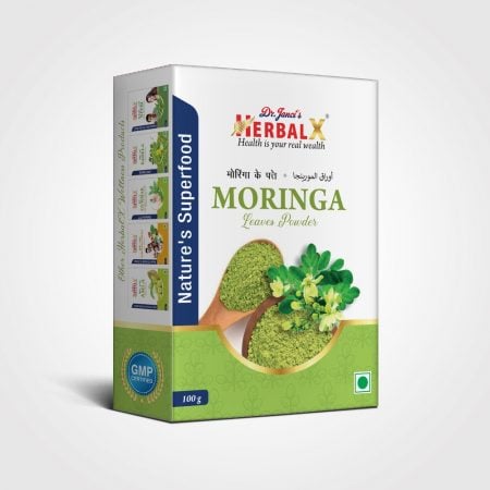 HerbalX Moringa Powder | Complete Green Superfood | Bone & Joint Wellness | Pack of 100g