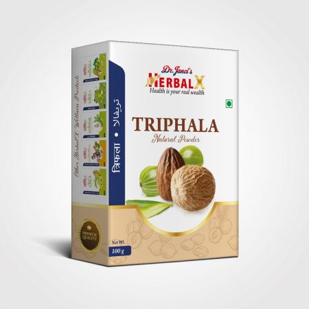 HerbalX Triphala Powder | Bowel Wellness | Vitamin C | Antioxidants | Pack of 100g