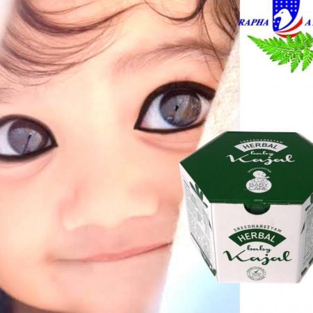 Sreedhareeyam Herbal Baby Cream Kajal for New Born | Natural Black - 3g