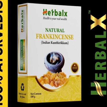 HerbalX Frankincense (Indian Kunthirikkam) | Loban | Purify Air - 100g