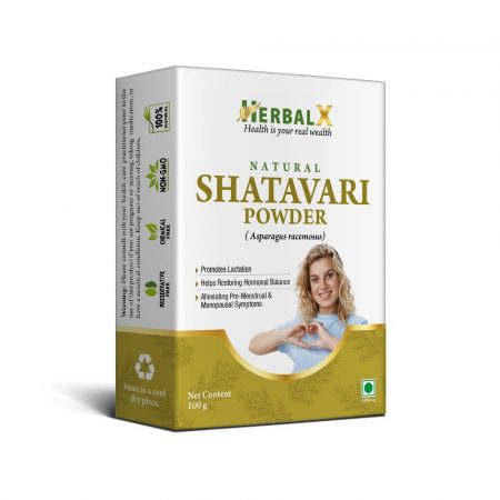 HerbalX Shatavari Powder | Women's Wellness | Balance Hormones - 100g