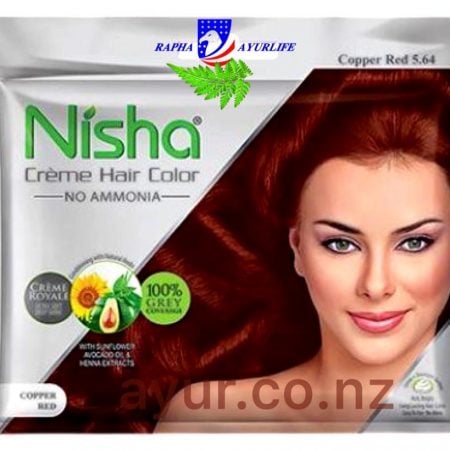 Nisha No Ammonia Cream Hair Color -Copper Red