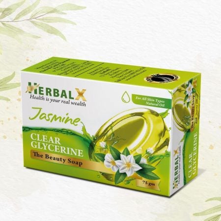 HerbalX Jasmine Soap | Glycerine Beauty Soap | For All Skin - 75g