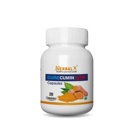 HerbalX Curecumin | Antioxidant | 20 Vegan Capsule 500mg