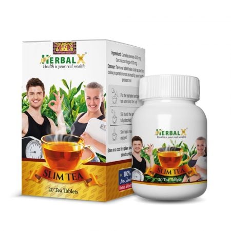 HerbalX Instant Slim Tea | Diet Support | Healthy Metabolism | 20 Vegan Tea Tablets