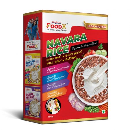 FoodX Navara Rice | Healthy Digestion | Rich in Iron, Vitamins and Antioxidants - 450 g