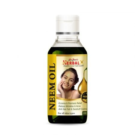 HerbalX Neem Oil | Ayurvedic Herbal Oil | For Hair, Skin & Face Care - 100 ml