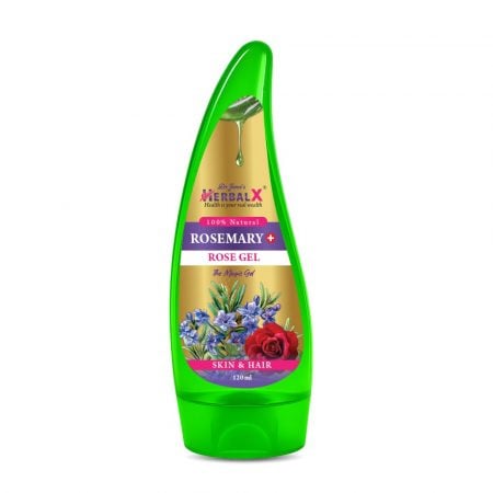 HerbalX Rosemary + Rose Gel | Skin & Hair Care -  120 ml