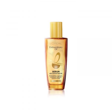 L'Oreal Paris Extraordinary Oil Hair Serum | Floral Oils | For All Hair Types | Frizz-free, stronger & shiny - 30ml