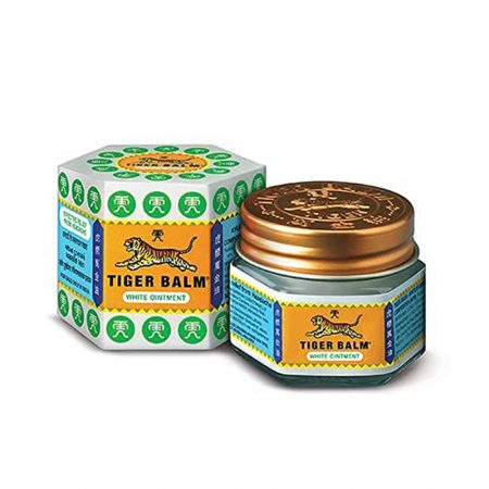 Tiger Balm White Ointment | Ayurvedic Pain Relief Balm | For Fast Effective Relief from Headache, Stuffy Nose, Nasal Congestion - 9ml