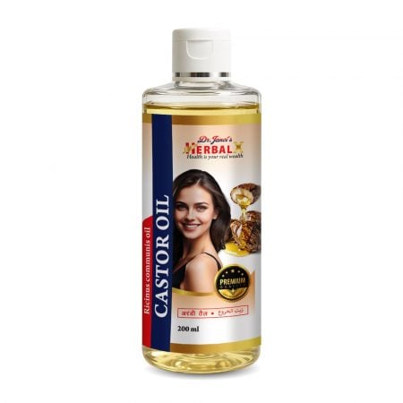 HerbalX Castor (Arandi) Oil | Promotes Hair Growth | Hydrates Skin & Reduces Wrinkles | Rich in Vitamin E - 200ml