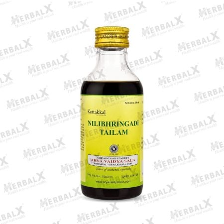 Kottakkal Nilibhringadi Tailam | Indigo & Bhringraj Hair Oil 200 ml